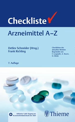 Abbildung von Schneider / Richling | Checkliste Arzneimittel A–Z | 7. Auflage | 2017 | beck-shop.de