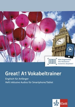 Abbildung von Great Vokabeltrainer A1. Heft inklusive Audios für Smartphone/Tablet | 1. Auflage | 2017 | beck-shop.de