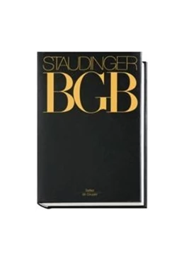 Abbildung von von Staudinger | J. von Staudingers Kommentar zum Bürgerlichen Gesetzbuch: Staudinger BGB - EGBGB | 1. Auflage | | beck-shop.de