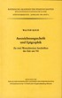 Cover: Koch, Walter, Auszeichnungsschrift und Epigraphik