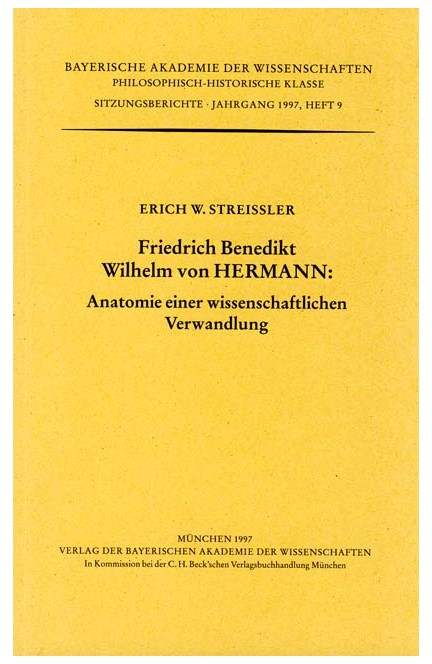 Cover: , Friedrich Benedikt Wilhelm von Hermann