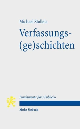 Abbildung von Stolleis | Verfassungs(ge)schichten | 1. Auflage | 2017 | beck-shop.de