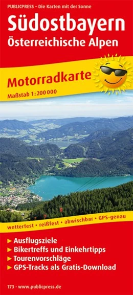 Abbildung von Motorradkarte Südostbayern - Österreichische Alpen 1 : 200 000 | 4. Auflage | 2017 | beck-shop.de