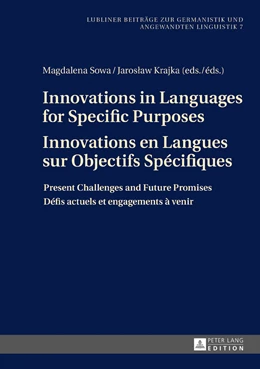 Abbildung von Sowa / Krajka | Innovations in Languages for Specific Purposes - Innovations en Langues sur Objectifs Spécifiques | 1. Auflage | 2017 | beck-shop.de
