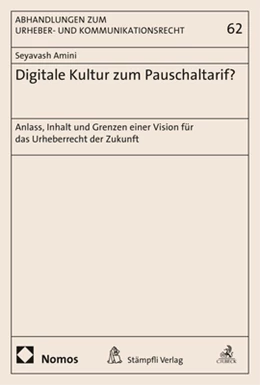Abbildung von Amini | Digitale Kultur zum Pauschaltarif? | 1. Auflage | 2017 | 62 | beck-shop.de