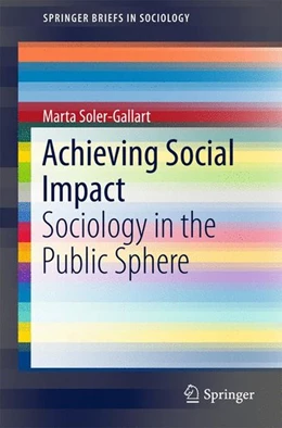 Abbildung von Soler Gallart | Achieving Social Impact | 1. Auflage | 2017 | beck-shop.de