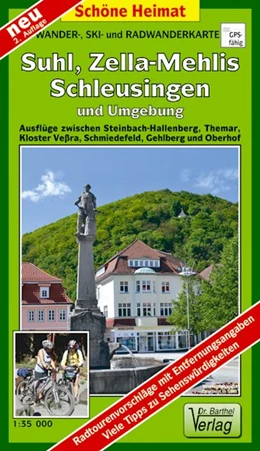 Abbildung von Suhl, Zella-Mehlis und Umgebung 1 : 35 000. Radwander- und Wanderkarte | 2. Auflage | 2017 | beck-shop.de