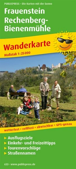 Abbildung von Frauenstein - Rechenberg - Bienenmühle Wanderkarte 1 : 25 000 | 2. Auflage | 2017 | beck-shop.de