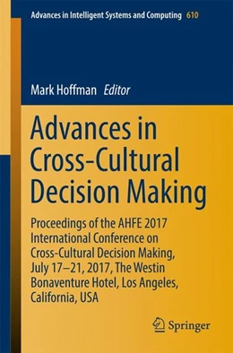 Abbildung von Hoffman | Advances in Cross-Cultural Decision Making | 1. Auflage | 2017 | beck-shop.de