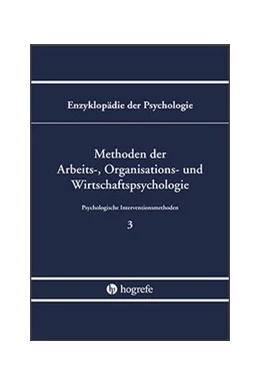 Abbildung von Greif / Hamborg | Methoden der Arbeits-, Organisations- und Wirtschaftspsychologie (B/III/3) | 1. Auflage | 2018 | beck-shop.de