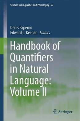Abbildung von Paperno / Keenan | Handbook of Quantifiers in Natural Language: Volume II | 1. Auflage | 2017 | beck-shop.de