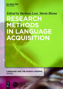 Abbildung von Lust / Blume | Research Methods in Language Acquisition | 1. Auflage | 2016 | beck-shop.de