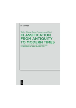 Abbildung von Bisang / Pommerening | Classification from Antiquity to Modern Times | 1. Auflage | 2017 | beck-shop.de
