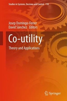 Abbildung von Domingo-Ferrer / Sánchez | Co-utility | 1. Auflage | 2017 | beck-shop.de