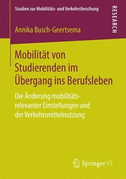 Abbildung von Busch-Geertsema | Mobilität von Studierenden im Übergang ins Berufsleben | 1. Auflage | 2017 | beck-shop.de