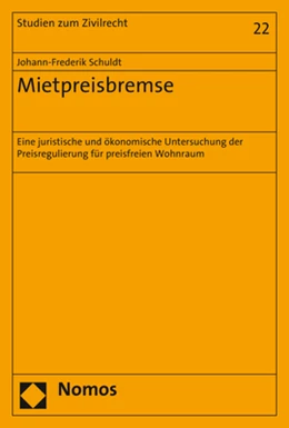 Abbildung von Schuldt | Mietpreisbremse | 1. Auflage | 2017 | 22 | beck-shop.de
