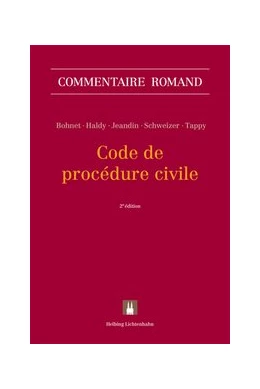 Abbildung von Bohnet / Haldy | Code de procédure civile | 2. Auflage | 2019 | beck-shop.de