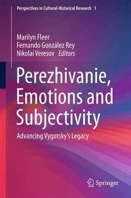 Abbildung von Fleer / González Rey | Perezhivanie, Emotions and Subjectivity | 1. Auflage | 2017 | beck-shop.de