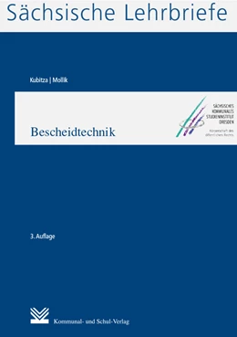 Abbildung von Kubitza / Mollik | Bescheidtechnik (SL 16) | 3. Auflage | 2018 | beck-shop.de