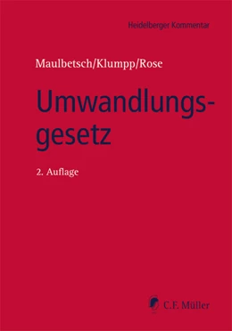 Abbildung von Maulbetsch / Klumpp | Umwandlungsgesetz | 2. Auflage | 2017 | beck-shop.de