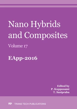 Abbildung von Kuppusami / Sasipraba | Nano Hybrids and Composites Vol. 17 | 1. Auflage | 2017 | beck-shop.de