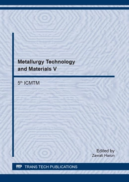 Abbildung von Harun | Metallurgy Technology and Materials V | 1. Auflage | 2017 | beck-shop.de