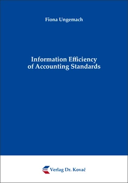 Abbildung von Ungemach | Information Efficiency of Accounting Standards | 1. Auflage | 2017 | 124 | beck-shop.de