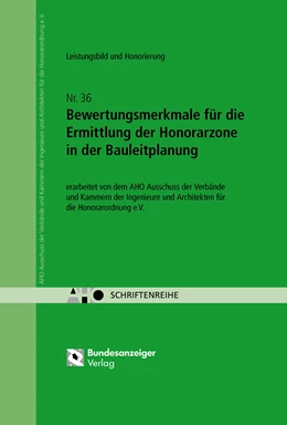 Abbildung von Bewertungsmerkmale für die Ermittlung der Honorarzone in der Bauleitplanung | 1. Auflage | 2017 | beck-shop.de
