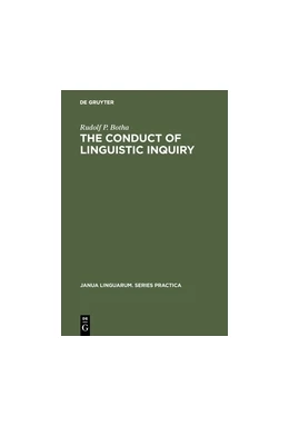 Abbildung von Botha | The Conduct of Linguistic Inquiry | 1. Auflage | 2018 | 157 | beck-shop.de