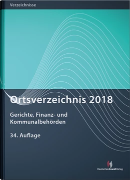 Abbildung von Ortsverzeichnis 2018 | 34. Auflage | 2017 | beck-shop.de
