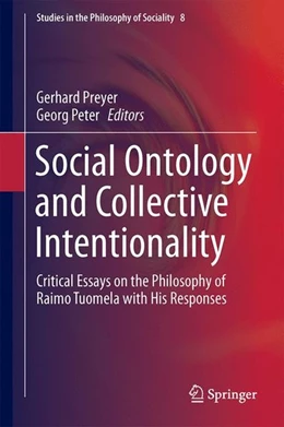 Abbildung von Preyer / Peter | Social Ontology and Collective Intentionality | 1. Auflage | 2016 | beck-shop.de