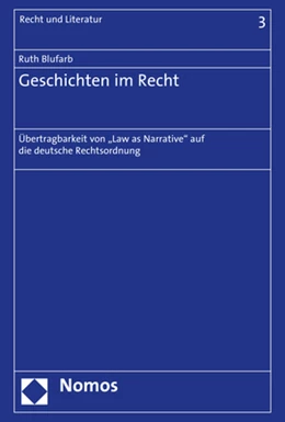 Abbildung von Blufarb | Geschichten im Recht | 1. Auflage | 2017 | 3 | beck-shop.de