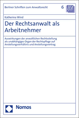 Abbildung von Wind | Der Rechtsanwalt als Arbeitnehmer | 1. Auflage | 2018 | 6 | beck-shop.de