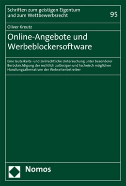 Abbildung von Kreutz | Online-Angebote und Werbeblockersoftware | 1. Auflage | 2017 | beck-shop.de