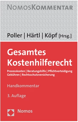 Abbildung von Poller / Härtl | Gesamtes Kostenhilferecht | 3. Auflage | 2018 | beck-shop.de