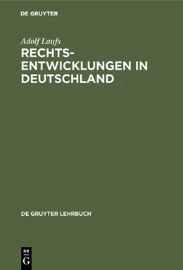Abbildung von Laufs | Rechtsentwicklungen in Deutschland | 2. Auflage | 1978 | beck-shop.de