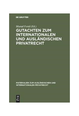 Abbildung von Ferid | Gutachten zum internationalen und ausländischen Privatrecht | 1. Auflage | 1970 | 13 | beck-shop.de