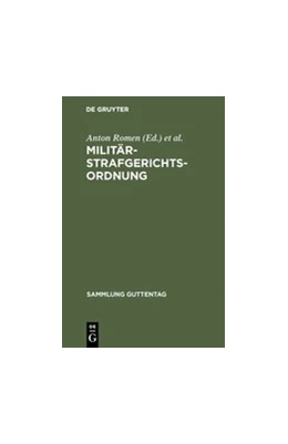 Abbildung von Romen / Rissom | Militärstrafgerichtsordnung | 2. Auflage | 1918 | 3 | beck-shop.de
