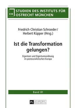 Abbildung von Schroeder / Küpper | Ist die Transformation gelungen? | 1. Auflage | 2017 | beck-shop.de