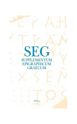 Abbildung von Supplementum Epigraphicum Graecum, Volumes I to XXV (1923 - 1971) plus Index (8 vols.) | 1. Auflage | 2017 | beck-shop.de