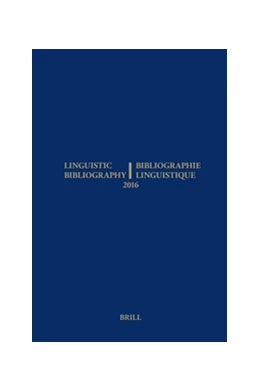 Abbildung von Aarssen / Genis | Linguistic Bibliography for the Year 2016 / / Bibliographie Linguistique de l’année 2016 | 1. Auflage | 2017 | 2016 | beck-shop.de