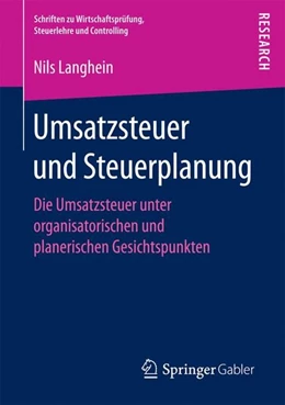 Abbildung von Langhein | Umsatzsteuer und Steuerplanung | 1. Auflage | 2017 | beck-shop.de