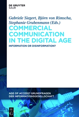 Abbildung von Siegert / Rimscha | Commercial Communication in the Digital Age | 1. Auflage | 2017 | beck-shop.de