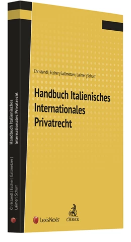 Abbildung von Christandl / Eccher | Handbuch Italienisches Internationales Privatrecht | 1. Auflage | 2019 | beck-shop.de