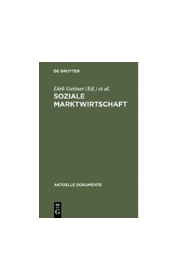 Abbildung von Geitner / Pulte | Soziale Marktwirtschaft | 1. Auflage | 2015 | beck-shop.de