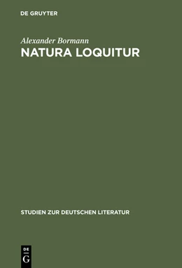 Abbildung von Bormann | Natura loquitur | 1. Auflage | 2015 | beck-shop.de