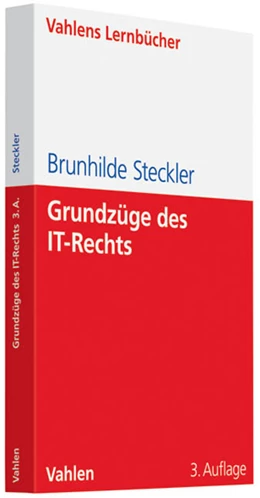 Abbildung von Steckler | Grundzüge des IT-Rechts | 3. Auflage | 2011 | beck-shop.de