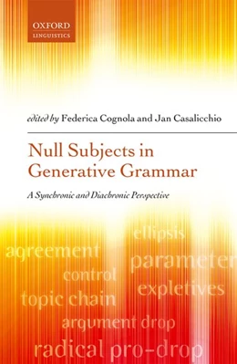 Abbildung von Cognola / Casalicchio | Null Subjects in Generative Grammar | 1. Auflage | 2018 | beck-shop.de