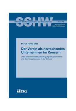 Abbildung von Dias | Der Verein als herrschendes Unternehmen im Konzern | 1. Auflage | 2010 | Band 289 | beck-shop.de
