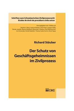 Abbildung von Stäuber | Der Schutz von Geschäftsgeheimnissen im Zivilprozess | 1. Auflage | 2011 | 10 | beck-shop.de